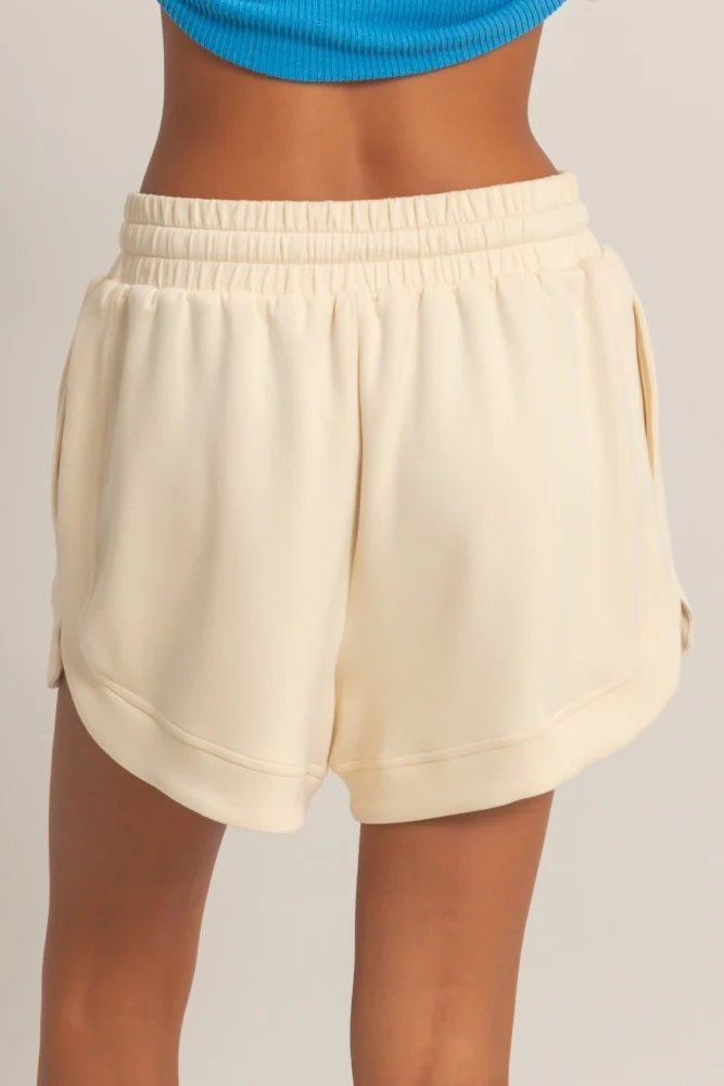 Alpaca Drawstring Relaxed Fit Shorts - Image 4