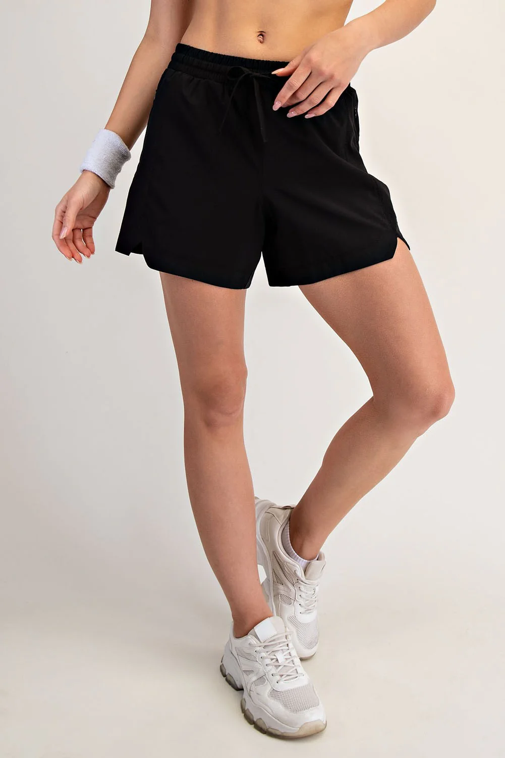 Black Active 5" Shorts - Image 2