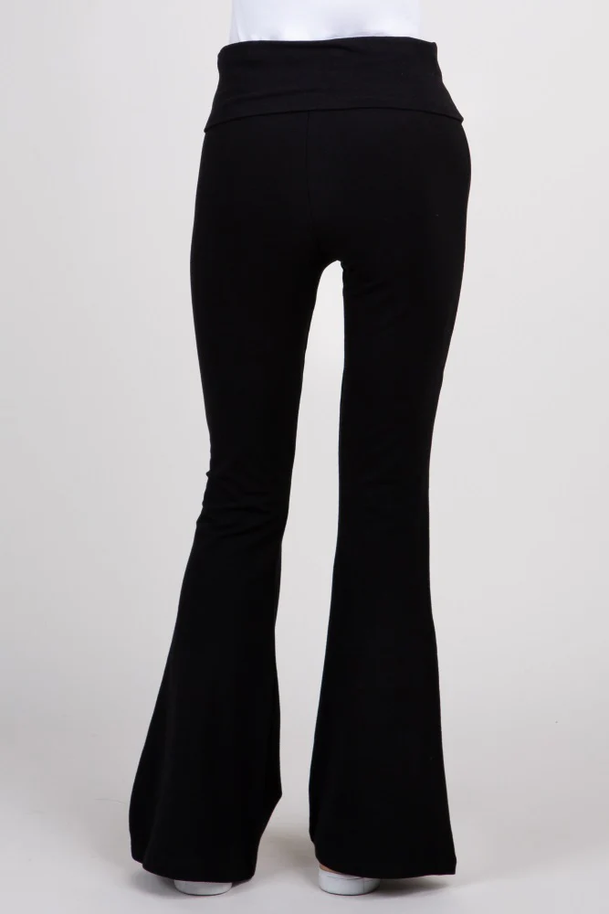 Black Foldover Pants - Image 3