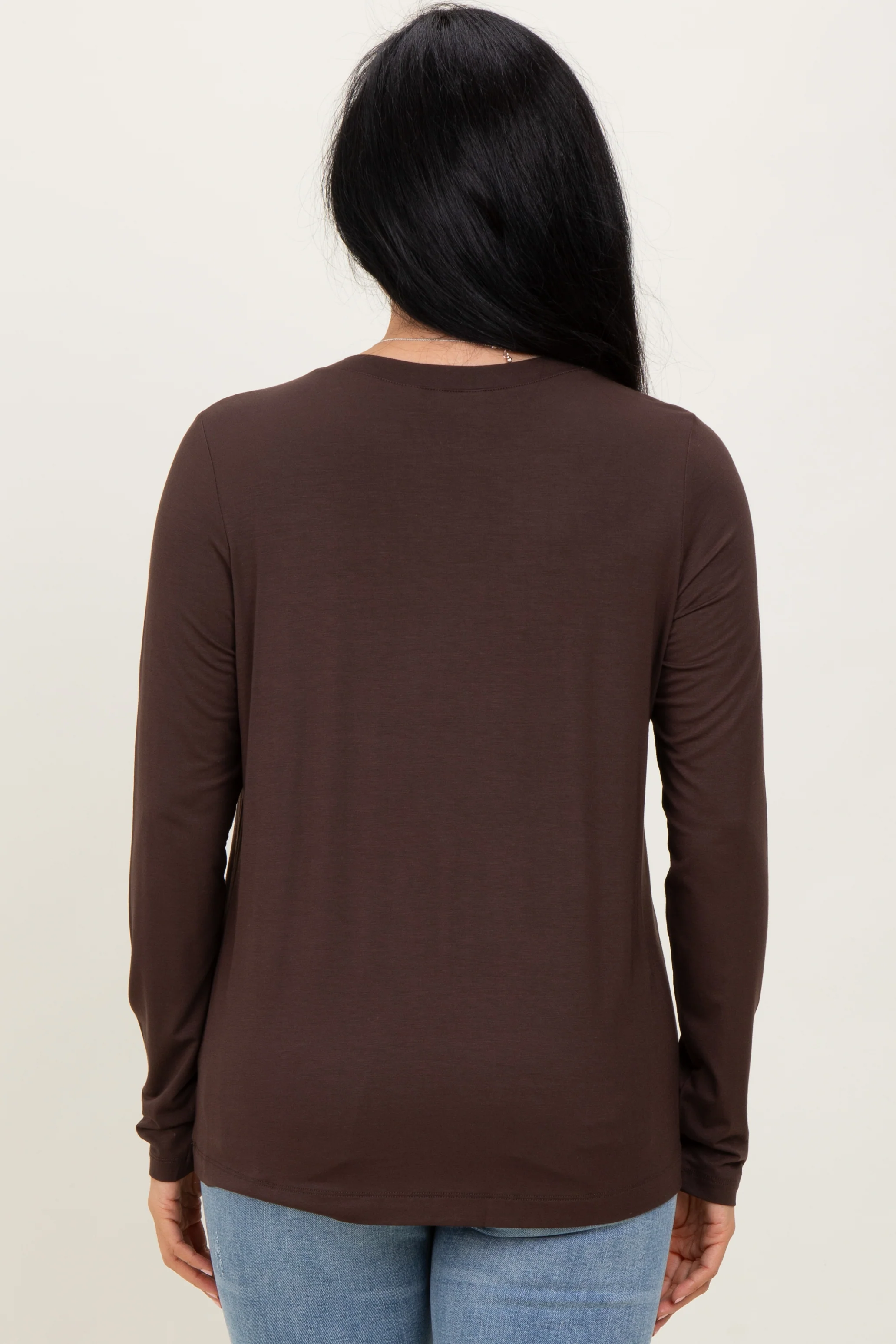 Brown Long Sleeve Top - Image 4