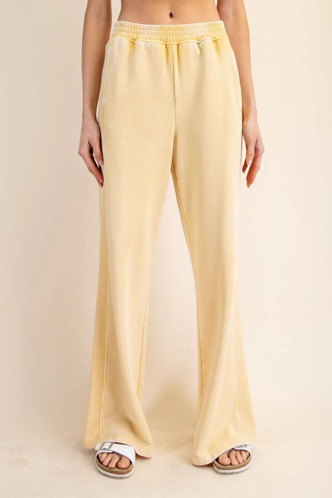 Corn Mineral Wash Wide Leg Sweatpants - Image 2
