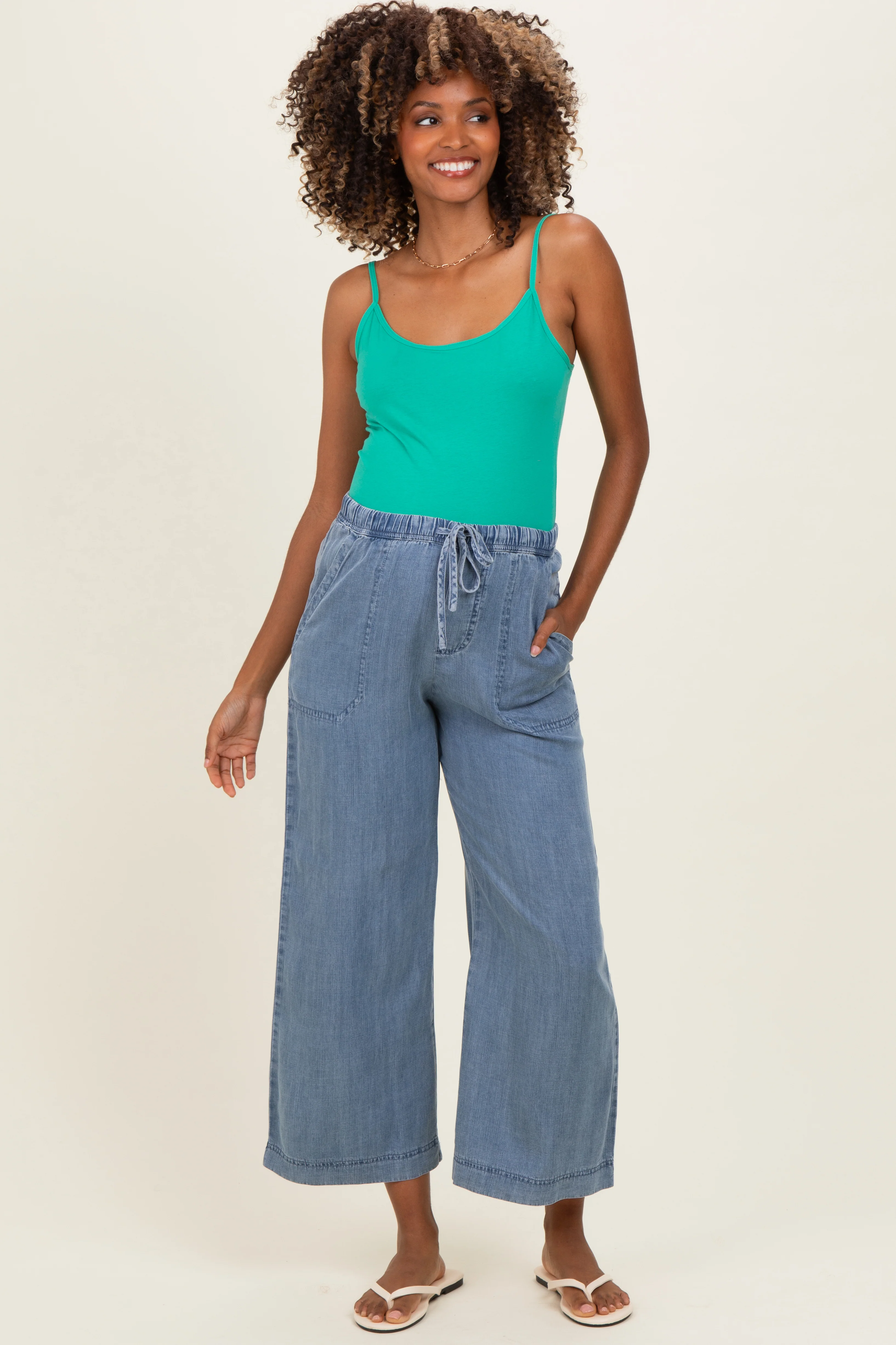 Emerald Basic Adjustable Strap Maternity Cami - Image 3