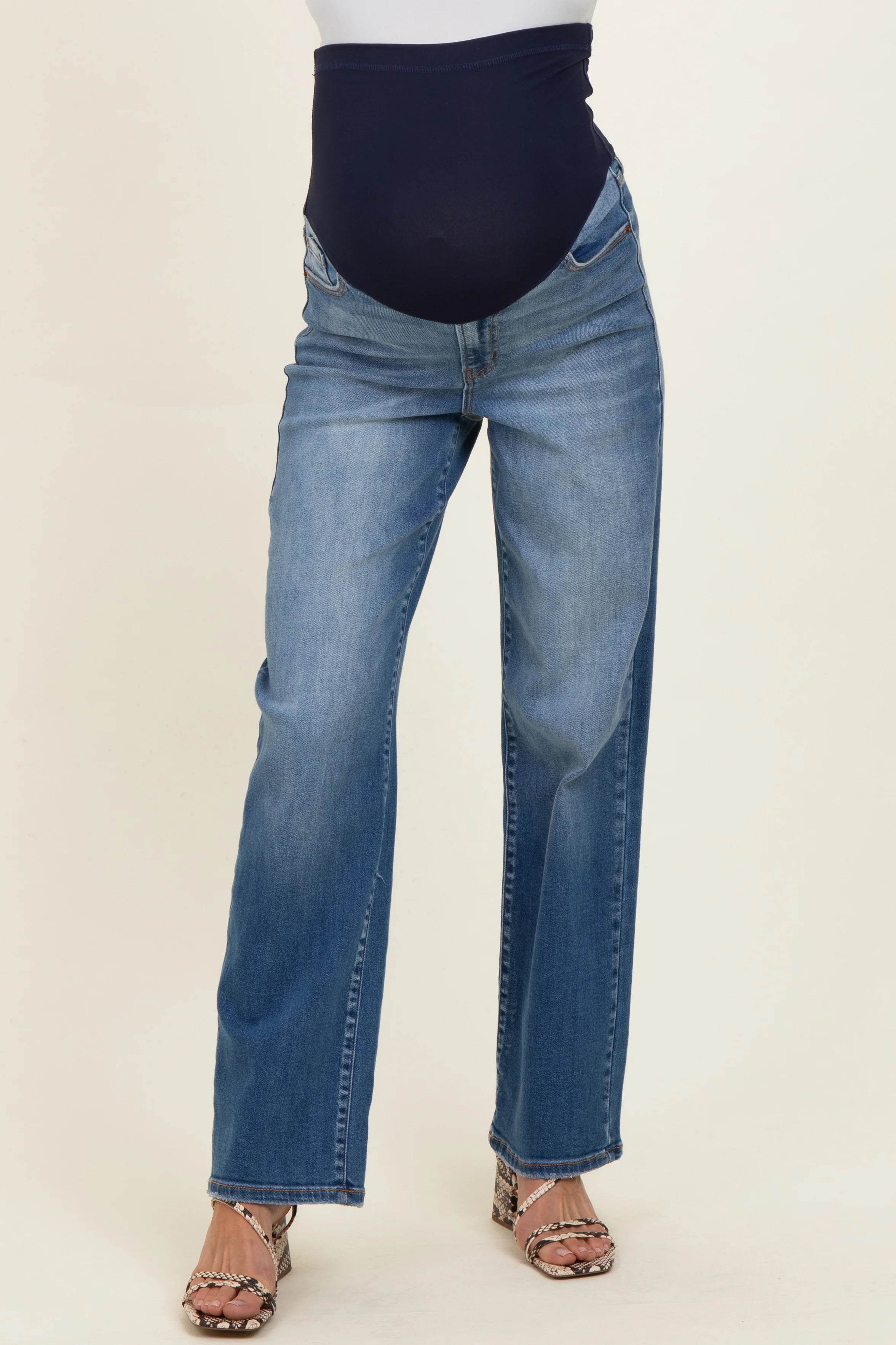 Medium Maternity Dad Jeans - Image 3