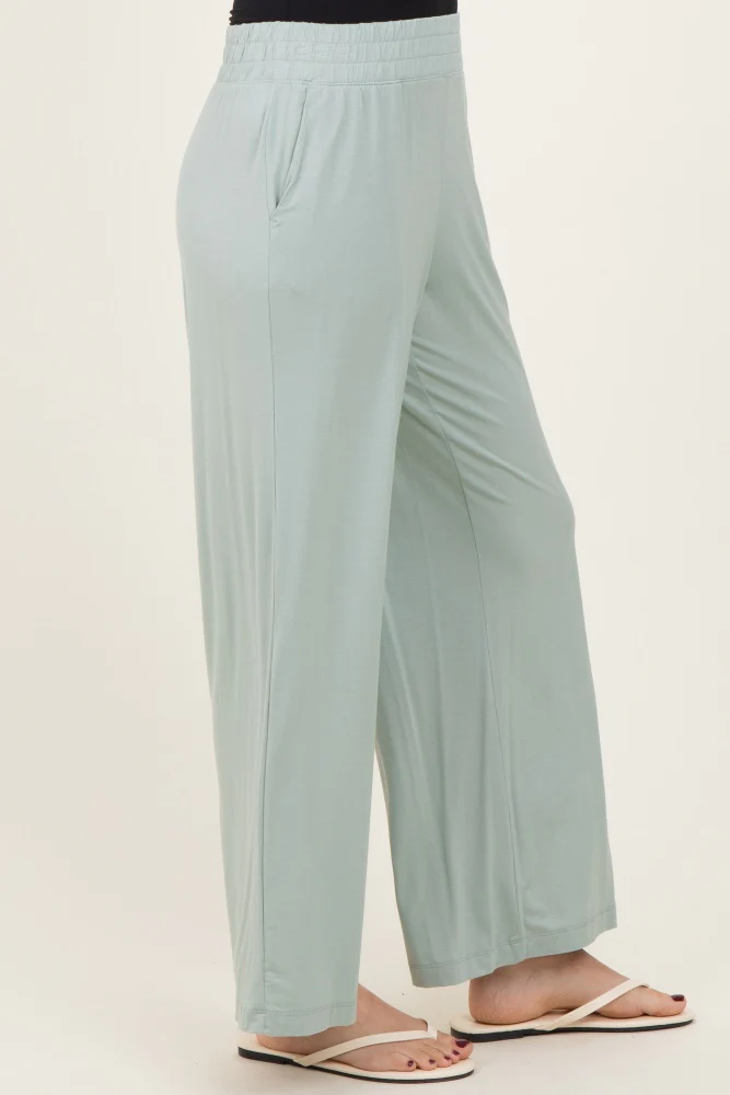 Mint Ankle Wide Leg Pants - Image 7