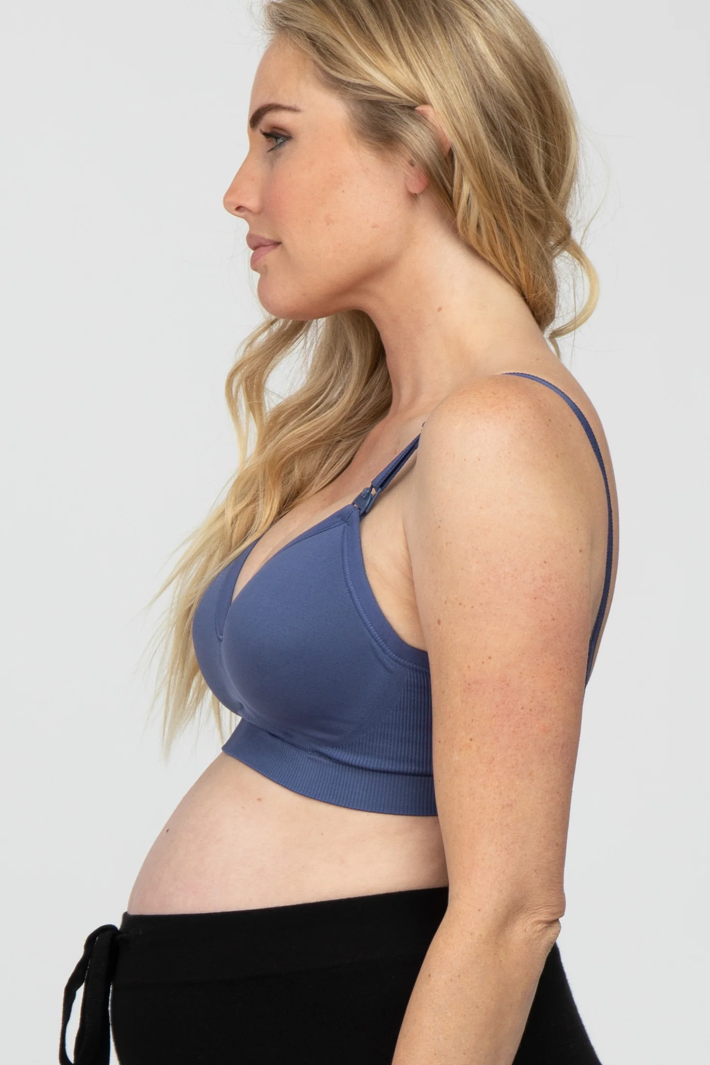 Navy Bravado Designs Plunge Nursing Bra - Image 2