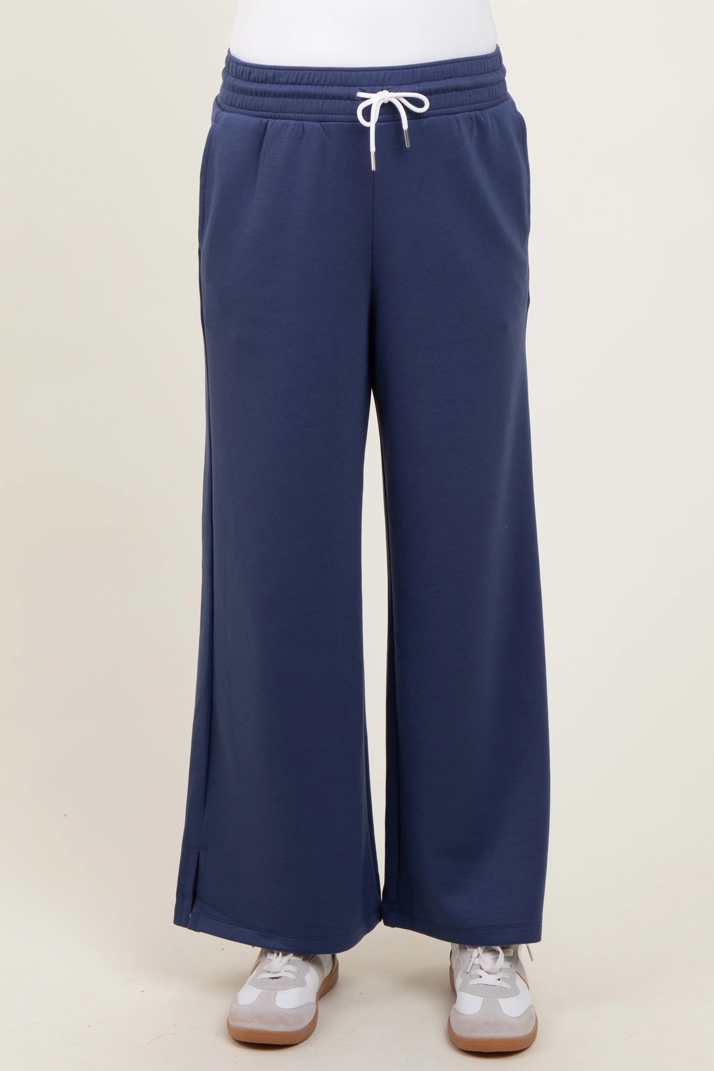 Navy Drawstring Lounge Pants - Image 3