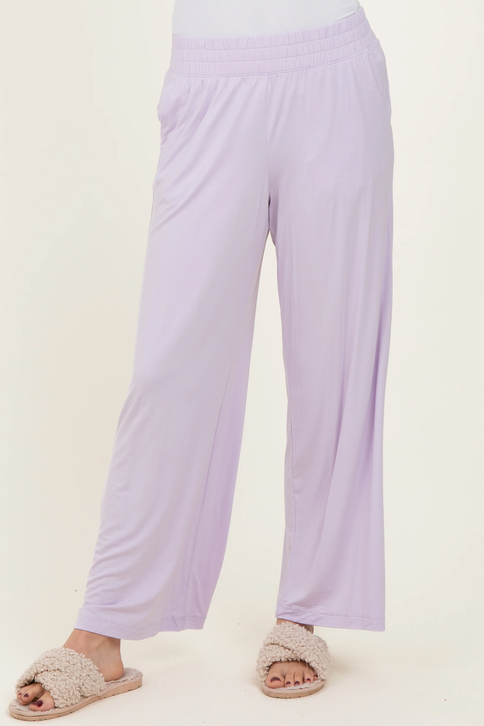 Petal Lilac Ankle Wide Leg Pants - Image 6