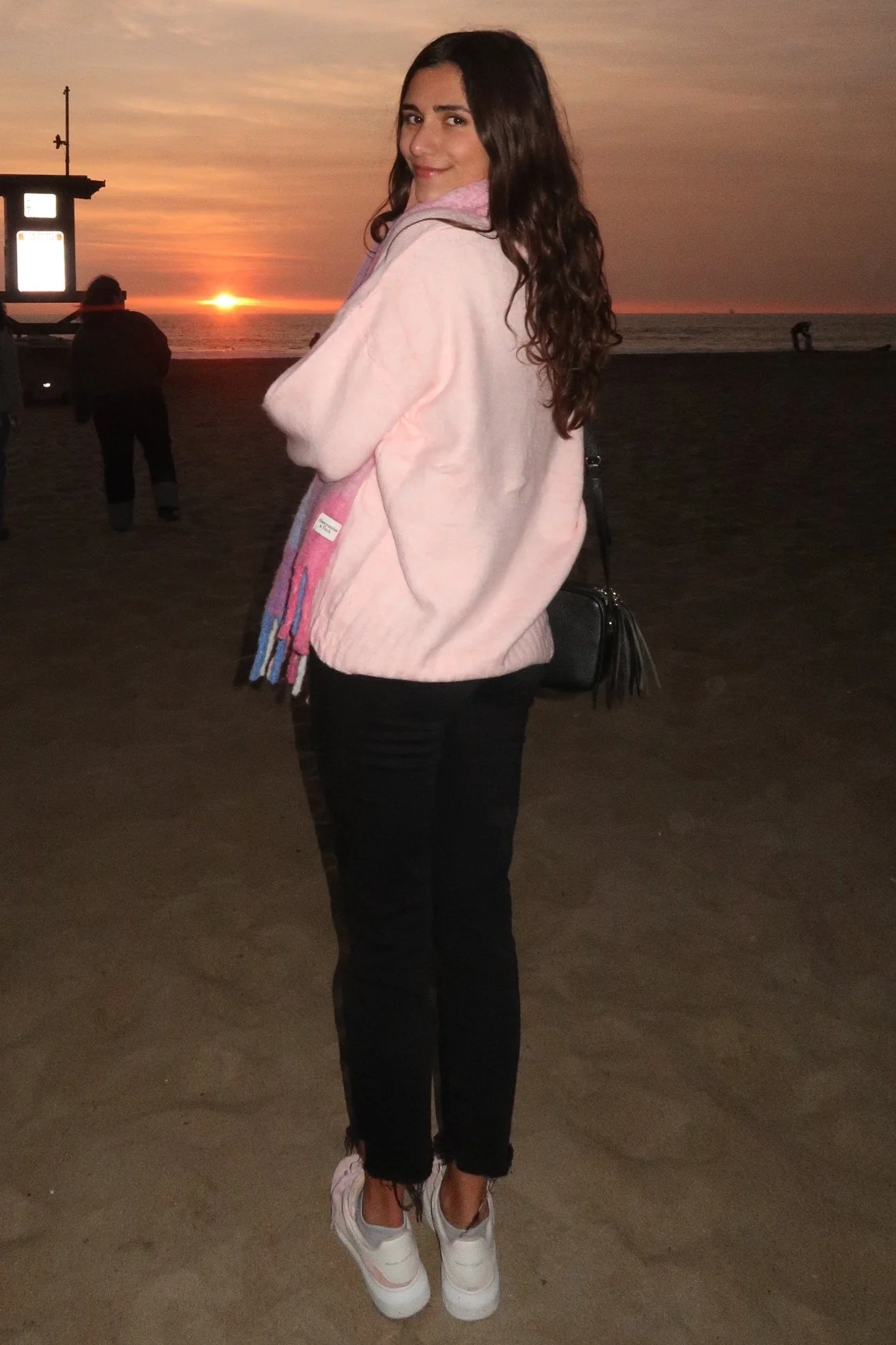 Pink Ribbed Cuff Sweater - Image 14