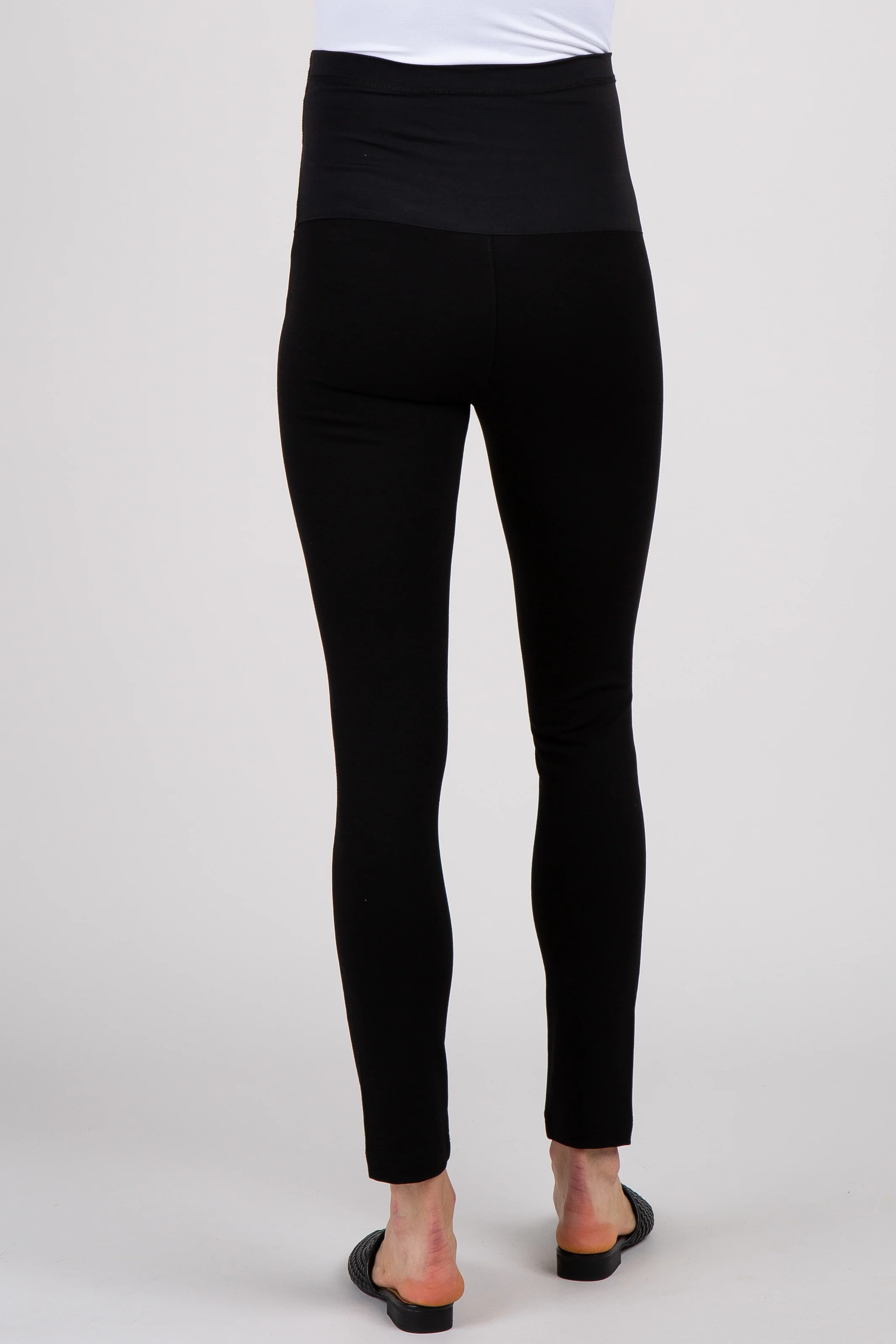 PinkBlush Black Skinny Maternity Pants - Image 4