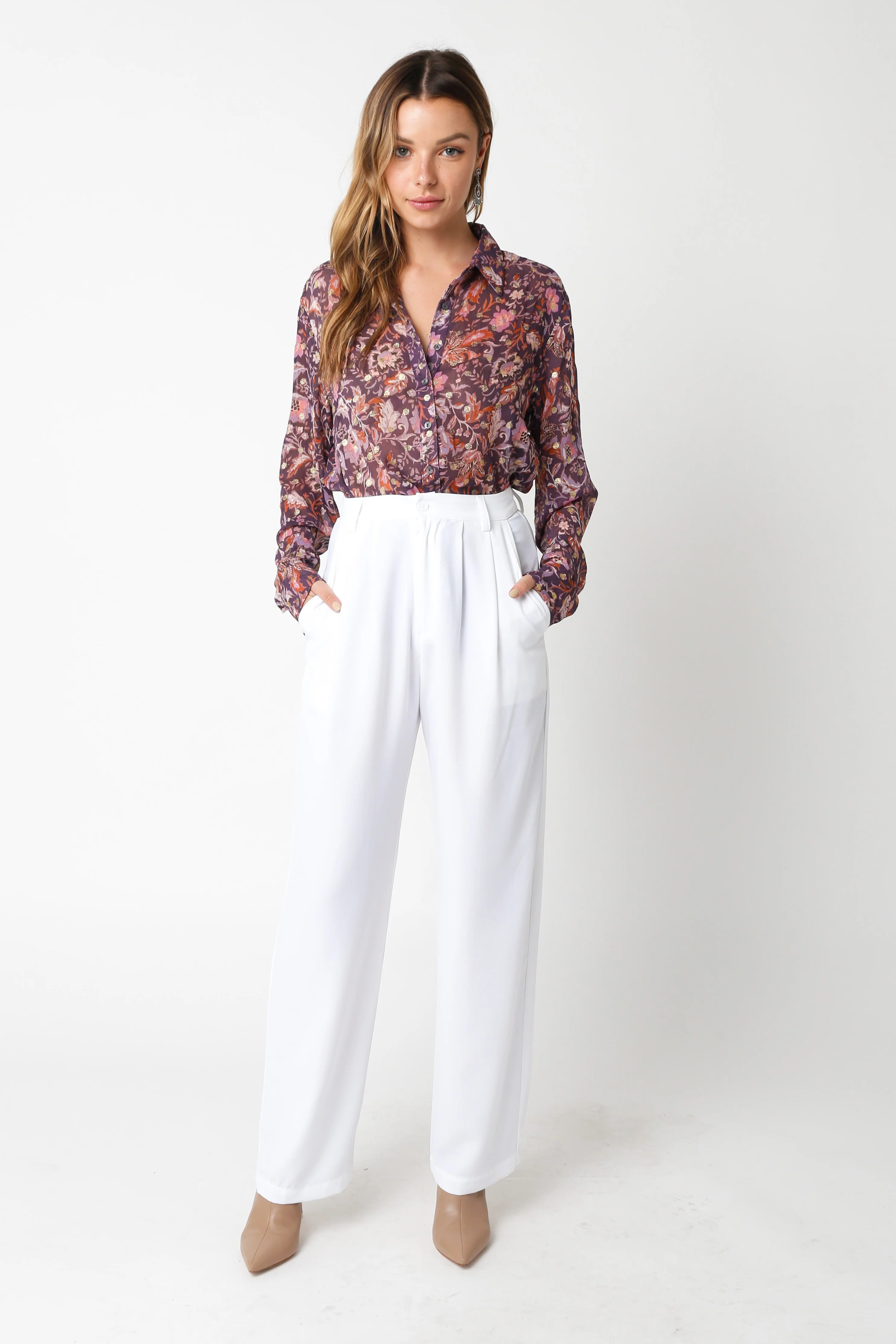 Purple Print Top - Image 5