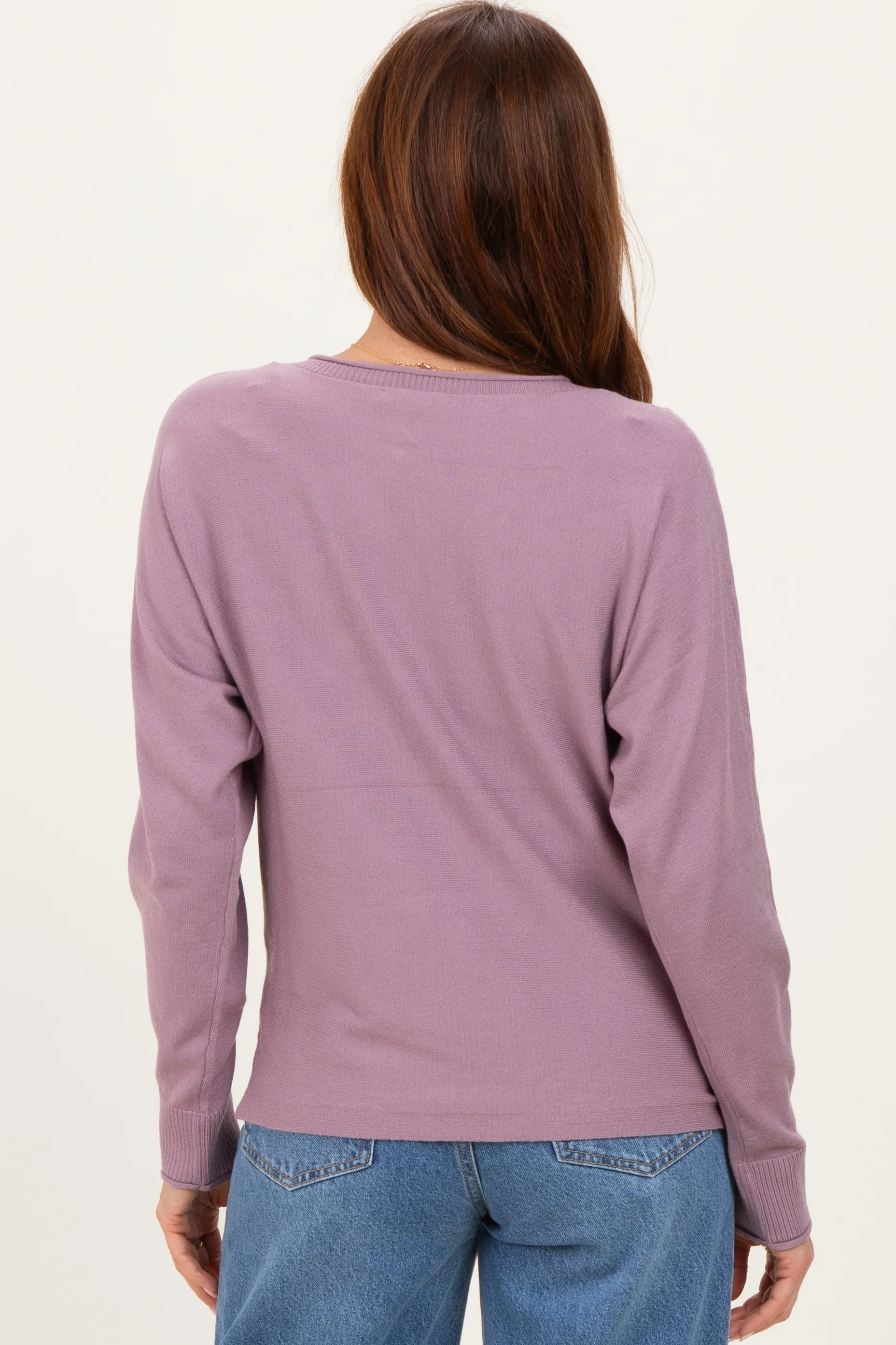 Violet Dolman Sleeve Knit Top - Image 4